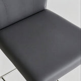 Italian-Style Saddle Leather High Bar Stool – Horn-Back Design, Carbon-Steel Frame, Stainless Steel Footrest, High-Density Comfort for Kitchen Islands & Modern Dining Spaces - StoolTopia
