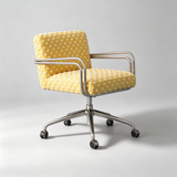 Modern Fabric Swivel Office Chair | Fixed Armrests, 360° Swivel, 150kg Rated