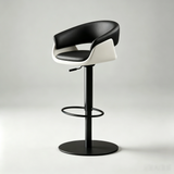 Luxury Swivel Bar Stool | Height Adjustable | Stainless Steel Base