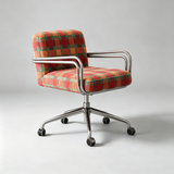 Modern Fabric Swivel Office Chair | Fixed Armrests, 360° Swivel, 150kg Rated