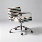 Modern Fabric Swivel Office Chair | Fixed Armrests, 360° Swivel, 150kg Rated