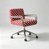 Modern Fabric Swivel Office Chair | Fixed Armrests, 360° Swivel, 150kg Rated