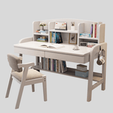 Kids Study Desk and Chair Set - Solid Wood Minimalist Design for Children - StoolTopia