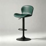 Leather Seat – Carbon Steel Frame, Gas Lift Height Adjustment - StoolTopia