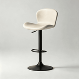 Leather Seat – Carbon Steel Frame, Gas Lift Height Adjustment - StoolTopia