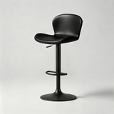Leather Seat – Carbon Steel Frame, Gas Lift Height Adjustment - StoolTopia