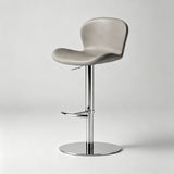 Leather Seat – Carbon Steel Frame, Gas Lift Height Adjustment - StoolTopia