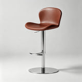 Leather Seat – Carbon Steel Frame, Gas Lift Height Adjustment - StoolTopia