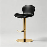 Leather Seat – Carbon Steel Frame, Gas Lift Height Adjustment - StoolTopia