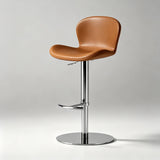 Leather Seat – Carbon Steel Frame, Gas Lift Height Adjustment - StoolTopia