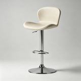 Leather Seat – Carbon Steel Frame, Gas Lift Height Adjustment - StoolTopia