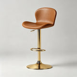 Leather Seat – Carbon Steel Frame, Gas Lift Height Adjustment - StoolTopia
