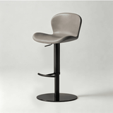 Leather Seat – Carbon Steel Frame, Gas Lift Height Adjustment - StoolTopia