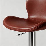 Leather Seat – Carbon Steel Frame, Gas Lift Height Adjustment - StoolTopia