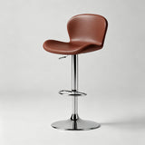 Leather Seat – Carbon Steel Frame, Gas Lift Height Adjustment - StoolTopia
