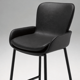 Luxury Leather Bar Stool - Modern High Chair for Kitchen Island - StoolTopia