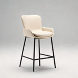 Luxury Leather Bar Stool - Modern High Chair for Kitchen Island - StoolTopia