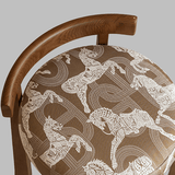 Mid - Century Designer Upholstered Bedroom Makeup Chair - StoolTopia