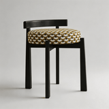 Mid - Century Designer Upholstered Bedroom Makeup Chair - StoolTopia