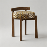 Mid - Century Designer Upholstered Bedroom Makeup Chair - StoolTopia