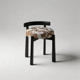 Mid - Century Designer Upholstered Bedroom Makeup Chair - StoolTopia
