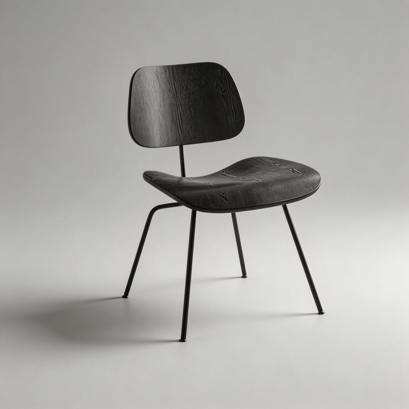 Mid-Century Modern Bentwood Dining Chair – Molded Plywood Seat