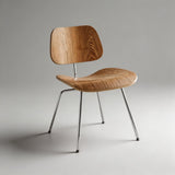 Mid - Century Modern Bentwood Dining Chair with Chrome Legs for Sleek Sophistication - StoolTopia
