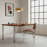 Mid - Century Modern Bentwood Dining Chair with Chrome Legs for Sleek Sophistication - StoolTopia