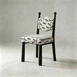 Mid-Century Modern Dining Chair | Solid Ash Wood & Upholstered Accent Chair - StoolTopia