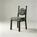 Mid-Century Modern Dining Chair | Solid Ash Wood & Upholstered Accent Chair - StoolTopia