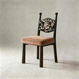 Mid-Century Modern Dining Chair | Solid Ash Wood & Upholstered Accent Chair - StoolTopia