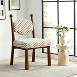 Mid-Century Modern Dining Chair | Solid Ash Wood & Upholstered Accent Chair - StoolTopia