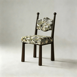 Mid-Century Modern Dining Chair | Solid Ash Wood & Upholstered Accent Chair - StoolTopia