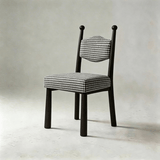 Mid-Century Modern Dining Chair | Solid Ash Wood & Upholstered Accent Chair - StoolTopia