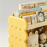 Mini Rolling Kids' Book & Toy Storage Trolley – Cookie Style Design - StoolTopia