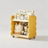 Mini Rolling Kids' Book & Toy Storage Trolley – Cookie Style Design - StoolTopia