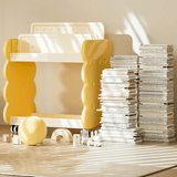 Mini Rolling Kids' Book & Toy Storage Trolley – Cookie Style Design - StoolTopia