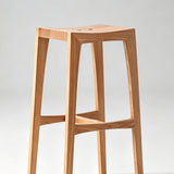 Minimalist Solid Wood Bar Stool for Modern Interiors - StoolTopia