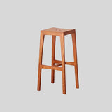 Minimalist Solid Wood Bar Stool for Modern Interiors - StoolTopia