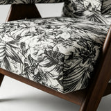 Modern Accent Chair - Designer Upholstered Lounge Chair with Solid Oak Wood Frame - StoolTopia