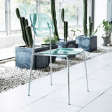 Modern Acrylic Dining Chair with Chrome Legs – Transparent Minimalist Dining or Café Chair - StoolTopia
