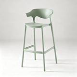 Modern Bar Stool - Sleek and Stylish Eco-Friendly PP Plastic - StoolTopia