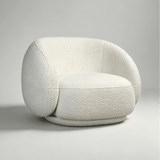 Modern Bouclé Lounge Chair - StoolTopia