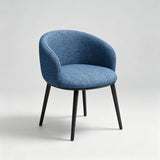 Modern Dining Armchair — Multi-Colour Leather & Fabric Upholstery - StoolTopia