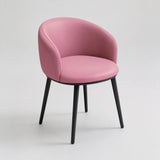 Modern Dining Armchair — Multi-Colour Leather & Fabric Upholstery - StoolTopia