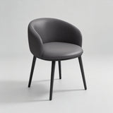 Modern Dining Armchair — Multi-Colour Leather & Fabric Upholstery - StoolTopia