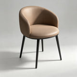 Modern Dining Armchair — Multi-Colour Leather & Fabric Upholstery - StoolTopia
