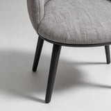 Modern Dining Armchair — Multi-Colour Leather & Fabric Upholstery - StoolTopia