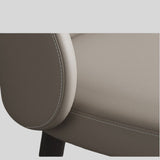 Modern Elegance Luxurious Dining Chair with Sleek Black Legs for Contemporary Spaces - StoolTopia