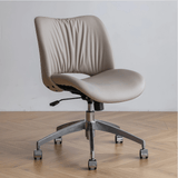 Modern Ergonomic Swivel Office Chair with Adjustable Height, Chrome Base, 360° Rotation - StoolTopia